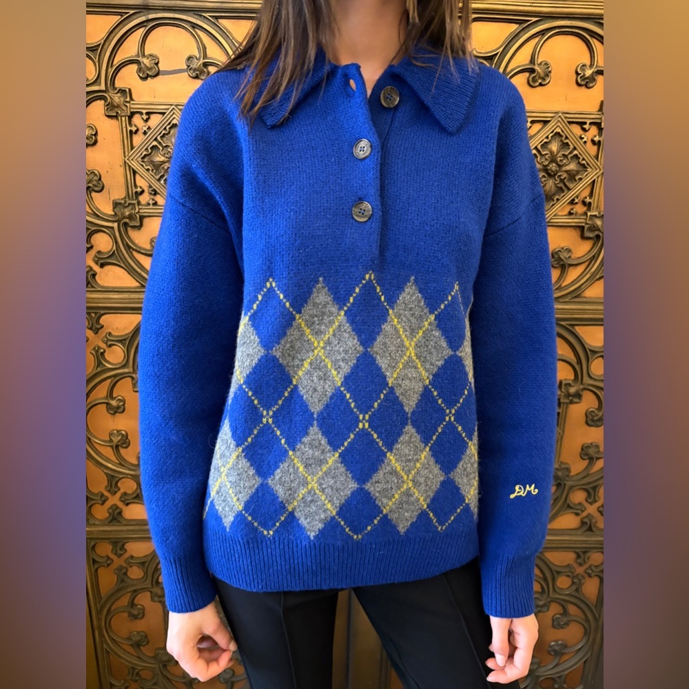 DAMSON MADDER Argyle Sweater